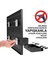 Smılesepet Çok Amaçlı Organizatör Pano (Tek Parça) Yapışkanlı 40 cm x 28 cm Siyah 3