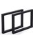 Bank Ayağı Bench Puf Orta Sehpa Ayakları 2 Adet 35 cm Siyah Metal Ayak 1