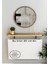 Atlantik Çam Gold Pvc Petek Üstü Tak Çıkar, Uçan Raf & Dresuar Duvar Montajsız Oval Kesim 80 cm 1