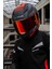 Rapıd 2 Race Xtreet Mat Siyah-Kırmızı Kask 3