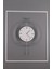(Büyük Boy - 50*75 cm) Mat Gümüş Kristal Seri -Pilli LED - , Modern Dekoratif Duvar Saati 2