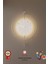 (Büyük Boy - 50*75 cm) Mat Gümüş Kristal Seri -Pilli LED - , Modern Dekoratif Duvar Saati 5