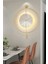 (XXL-60*80 cm) Timelles Kristal - Ledli - Modern Dekoratif Metal Duvar Saati 1