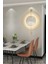 (XXL-60*80 cm) Timelles Kristal - Ledli - Modern Dekoratif Metal Duvar Saati 3