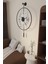 (Büyük Boy - 50*75 cm)Siyah Luxry Şefaf Göbek (Özel Quartrz Mekanizmalı)Metal Dekoratif Camlı Lüx Duvar Saati 5