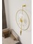 (Büyük Boy - 50*75 cm)Gold Luxry pendulum Series - Modern Dekoratif Metal Duvar Saati 4