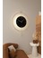 (Büyük Boy-50*75 cm)Mat Gümüşe -Siyah Kristal-Pilli Led-Modern Dekoratif Krom Cam Duvar Saati 4