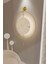(Büyük Boy - 50*75 cm) Timelles Gold Serisi (Pilli Led) Ultra Sessiz Quartz Mekanizma , Metal Duvar Saati 4