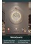 (Büyük Boy-50*75 cm) Timelles Kristal- (Quartz Mekanizmalı)-(Abs Nano Göbek )-Pilli LED - Metal Duvar Saati 3