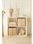 2'li Çocuk Odası Jüt Keten Kumaş Sepet Set 30 x 30 x 30 cm 1