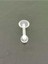 Bioplast Şeffaf Labret Piercing 1