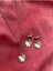 Hello Kitty Kolye ve Küpe Set Antik Gümüş Kaplama 1