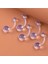 Bioplast Antialerjik Şeffaf Göbek Piercing 3