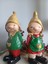 Yeni Yılbaşı El Yapımı Bahçe Decor Cüce 2'li Set 2