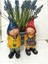 El Yapımı Bahçe Decor Cüce 2'li Set 1