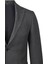 Siyah Comfort Fit Mono Yaka Klasik Ceket 3