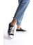 Siyah Beyaz Kadın Kısa Keten Spor Ayakkabı Günlük Sneakers Cnv7 1