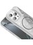Apple iPhone 15 Pro Max Kılıf Magsafe Şarj Özellikli Parlayan Simli Okso Kapak 3