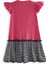 Kedicik Kız Çocuk Fuşya Yazlık Elbise 4
