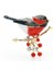 Kırmızı Oriole Kuş Broş 1