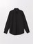 Formal Siyah Slim Fit Uzun Kollu Armürlü Erkek Gömlek 1