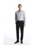 Lcwaıkıkı Formal Gri Slim Fit Uzun Kollu Erkek Gömlek 2