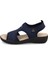 Kadın Sneaker ( Günlük) 55 E71 La Fly Flot Cloth Sandal Blue 2