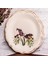 Wild - 6 Parça Porselen Kahvaltı Takımı Pasta Seti Pasta Tabağı Tatlı Tabağı Kahvaltılık Tabak 21CM 4