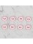 Crafts Pembe 8 Li Kalp Düğme - 472 2