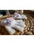 Kız Çocuk Peluş Hello Kitty Beyaz Esnek ve Yumuşak Çocuk Eldiven 2