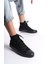 Siyah Kadın Uzun Keten Spor Ayakkabı Günlük Sneakers Cnv6 1