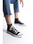Siyah Beyaz Kadın Uzun Keten Spor Ayakkabı Günlük Sneakers Cnv6 1