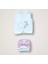 Baharın Çiçekli Kalbi Nakışlı %100 Cotton Antibakteriyel 10LU Zıbın Takımı Hastane Çıkışı Pembe 4