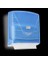Flosoft Z Katlamalı Havluluk 300 Lük Kağıt Havlu Dispenseri F088 Şık Kullanışlı Duvara Monte Stant 3
