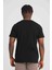 Basıc Siyah Regular Fit Bisiklet Yaka 2