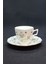 Çilek Kreması Fine China Vintage Duble Kahve Fincanı 2 Parça 180 ml 1