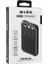 P135 10000MAH 15W Magsafe Dahili Kablo Siyah Gizli LED Taşınabilir Pil Şarj Cihazı Power 2