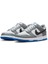 Dunk Low (Gs) Grey Leather Shoes Unisex Deri Gri Spor Ayakkabı FB9109-001 4