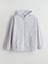 Kapüşonlu Kız Çocuk Fermuarlı Sweatshirt 1
