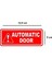 Automatıc Door Sticker - Otomatik Kapı Ingilizce Sticker 2