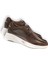Hakiki Deri Kahve Sneakers Ayakkabı 1
