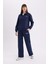 Kadın Kanvas Pantolon E6080AX/NV251 Navy 2