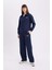 Kadın Kanvas Pantolon E6080AX/NV251 Navy 4