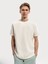 Erkek Regular Fit T-Shirt LF2034875 Ecru 1