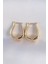 Pirinç Gold Renk İçi Boş Gül Küpe 1