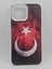 iPhone 15 Özel Türk Bayrağı Baskılı Lüks Silikon Kılıf 1