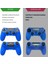 Ps4 Controller Joystick Oyun Kolu Gamepad Uyumlu - Silikon Koruyucu cover Mavi 6