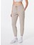 Core Chuck Patch Pant Ft Papyrus Bej Kadın Lastikli Paça Lastikli Bel Regular Fit Eşofman Altı 2