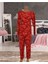 Sude Heart Planet Süet Gawzera Pijama Takımı 2