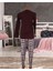 Sude Ekose Desen Likralı Gawzera Pijama Takımı 3